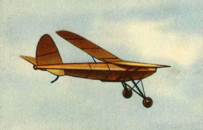 Framed Print : Powered model plane, 1932. Creator: Unknown Framed Print : Powered model plane, 1932. Creator: Unknown
