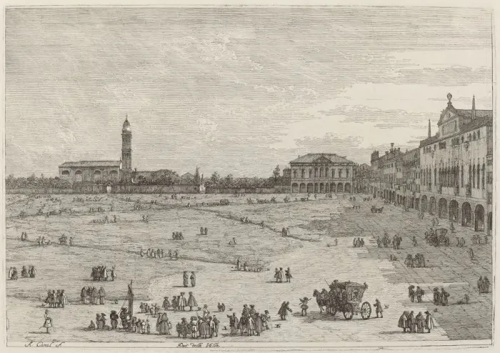 Framed Print : Pra della Valle, c. 1735 / 1746. Creator: Canaletto Framed Print : Pra della Valle, c. 1735 / 1746. Creator: Canaletto