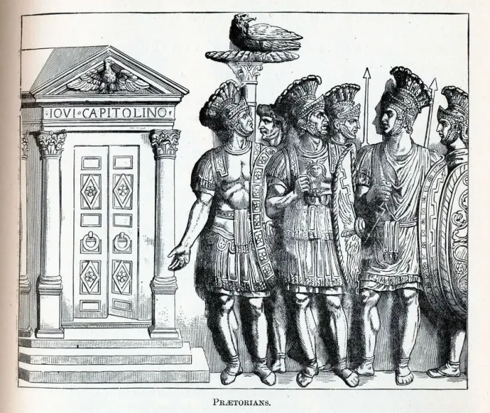 Framed Print : Praetorians, 1882. Artist: Anonymous Framed Print : Praetorians, 1882. Artist: Anonymous