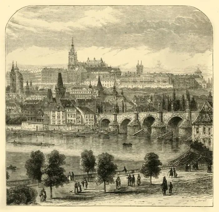 Framed Print : Prague, 1881. Creator: Unknown Framed Print : Prague, 1881. Creator: Unknown