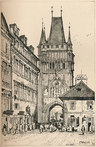 Prague, c1820 (1915). Artist: Samuel Prout