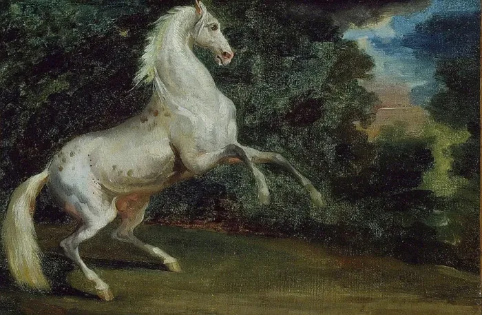 Framed Print : Prancing Horse, 1808 / 12. Creator: Unknown Framed Print : Prancing Horse, 1808 / 12. Creator: Unknown