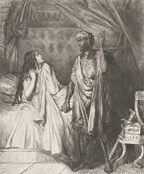 Have you pray d tonight, Dedesmona?: plate 12 from Othello (Act 5