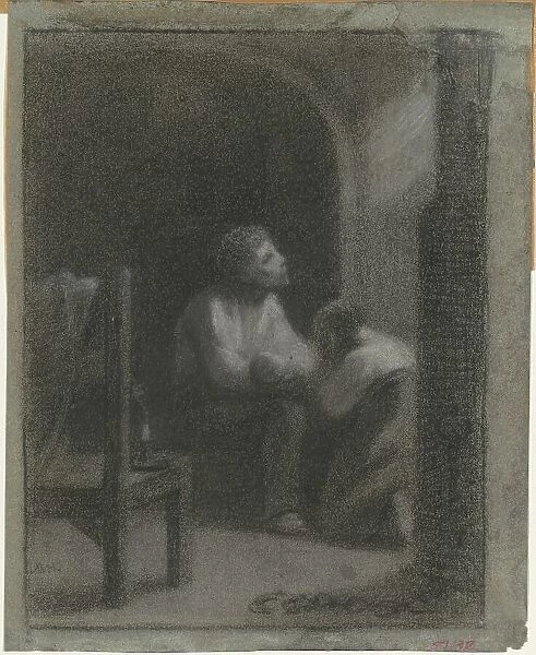 The Prayer, c. 1860s. Creator: William Morris Hunt