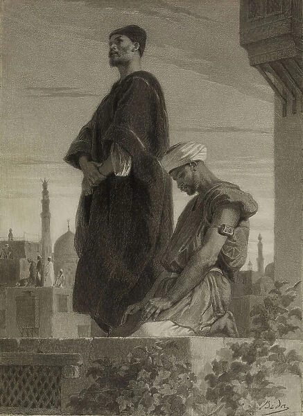 Prayer on the Housetop, 1864. Creator: Alexandre Bida