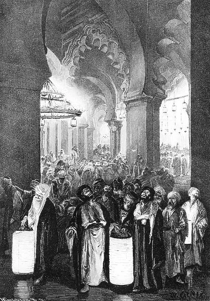 The Prayer during one Night of Ramadan, 1881. Artist: Wilhelm Gentz