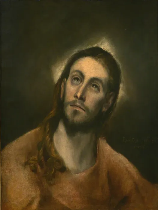Framed Print : Praying Christ, ca 1595-1597 Framed Print : Praying Christ, ca 1595-1597