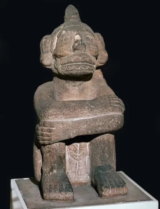 Framed Print : Pre-Columbian pottery statuette of the Mayan god Mictantecuan Framed Print : Pre-Columbian pottery statuette of the Mayan god Mictantecuan