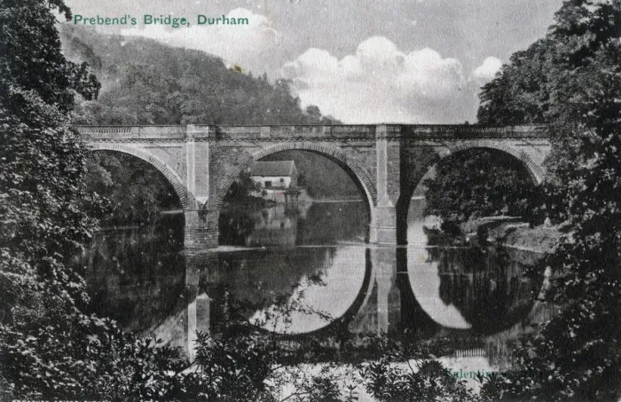 Framed Print : Prebends Bridge, Durham, 1905 Framed Print : Prebends Bridge, Durham, 1905