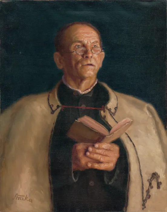 Framed Print : Precentor, 1927. Creator: Stefan Straka Framed Print : Precentor, 1927. Creator: Stefan Straka
