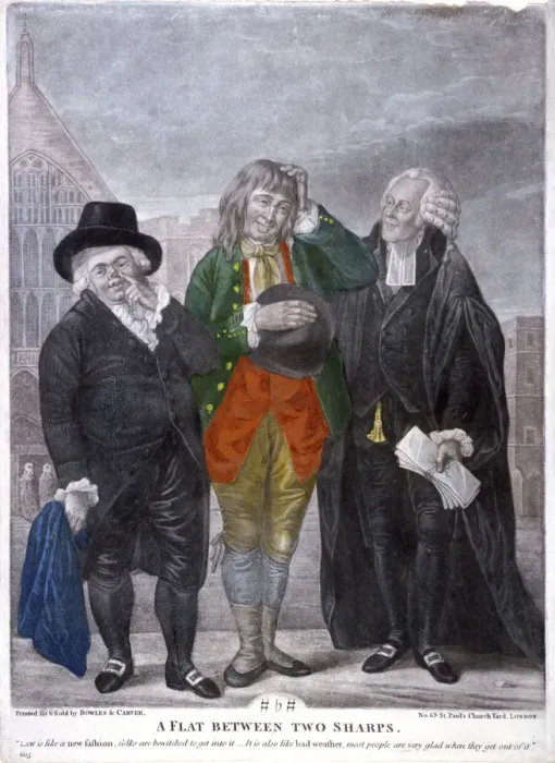 Framed Print : Predatory lawyers, 1770 Framed Print : Predatory lawyers, 1770