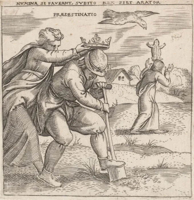 Framed Print : Predestination, ca. 1545-50. Creator: Enea Vico Framed Print : Predestination, ca. 1545-50. Creator: Enea Vico