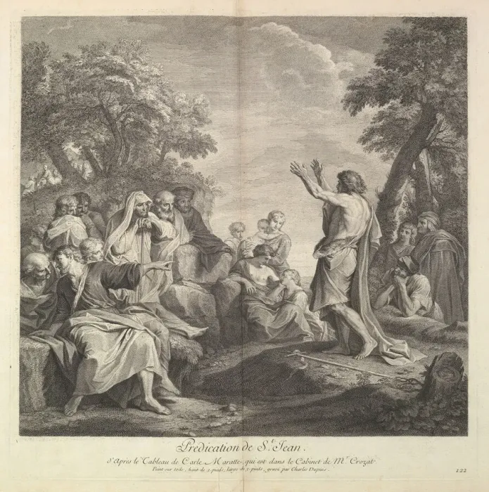 Framed Print : Predication de St. Jean. Creator: Charles Dupuis Framed Print : Predication de St. Jean. Creator: Charles Dupuis