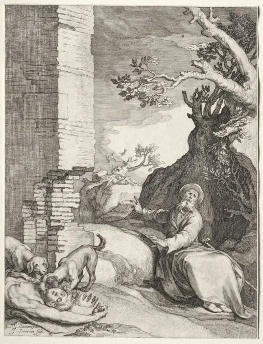 Framed Print : The Prediction of Ahijah, 1604. Creator: Jan Saenredam (Dutch, 1565-1607); Jan Saenredam (Dutch Framed Print : The Prediction of Ahijah, 1604. Creator: Jan Saenredam (Dutch, 1565-1607); Jan Saenredam (Dutch