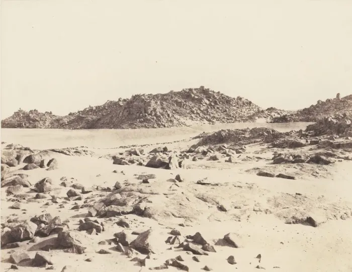 Framed Print : Premiere Cataracte, Montagnes Granitiques Couvertes de Sables, 1851-52 Framed Print : Premiere Cataracte, Montagnes Granitiques Couvertes de Sables, 1851-52