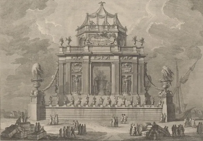 Framed Print : The Preparation of Theriac in Venice, for the Chinea'Festival, 1773 Framed Print : The Preparation of Theriac in Venice, for the Chinea'Festival, 1773