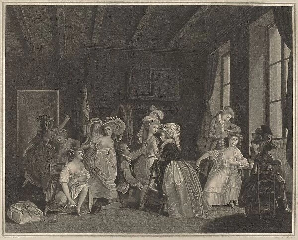 The Preparations for the Ballet, 1782. Creator: Salvatore Tresca