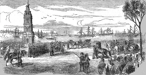 Preparations for the Reception of Prince Napoleon at Constantinople, 1854. Creator: Unknown