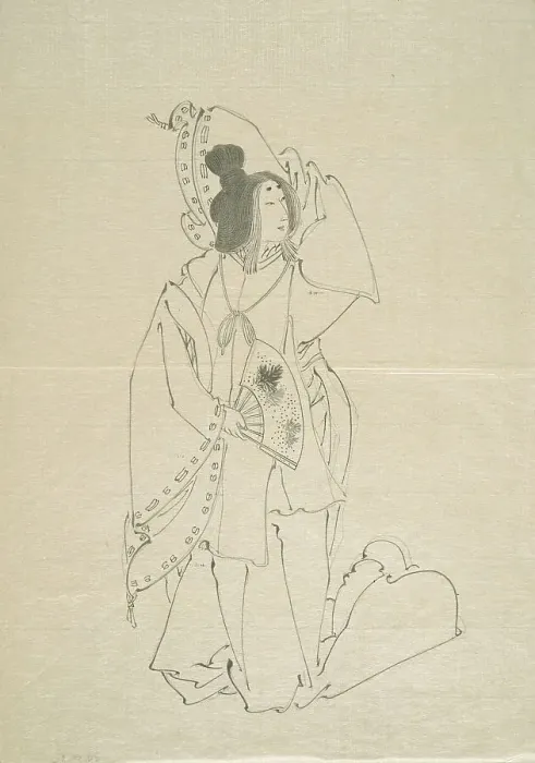 Framed Print : Preparatory Sketches for Prints (set of 5) (image 3 of 4), Late 19th century. Creator: Tsukioka Yoshitoshi Framed Print : Preparatory Sketches for Prints (set of 5) (image 3 of 4), Late 19th century. Creator: Tsukioka Yoshitoshi