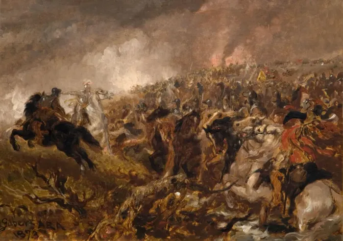 Framed Print : Preparing For The Charge, 1873. Creator: Sir John Gilbert Framed Print : Preparing For The Charge, 1873. Creator: Sir John Gilbert