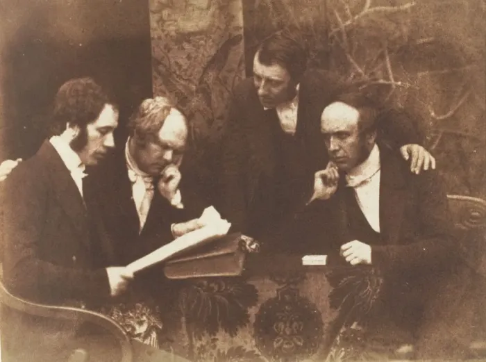 Framed Print : Presbytery of Dumbarton, 1843-47. Creators: David Octavius Hill, Robert Adamson Framed Print : Presbytery of Dumbarton, 1843-47. Creators: David Octavius Hill, Robert Adamson
