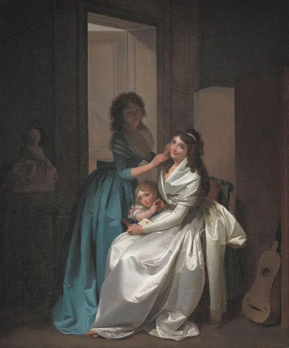 Framed Print : The Present, Between 1776 and 1845. Creator: Boilly, Louis-Leopold (1761-1845) Framed Print : The Present, Between 1776 and 1845. Creator: Boilly, Louis-Leopold (1761-1845)