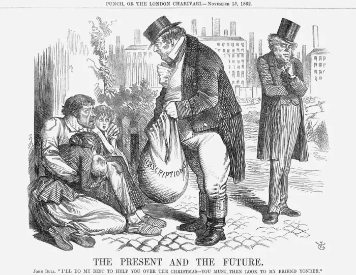 Framed Print : The Present and The Future, 1862. Artist: John Tenniel Framed Print : The Present and The Future, 1862. Artist: John Tenniel