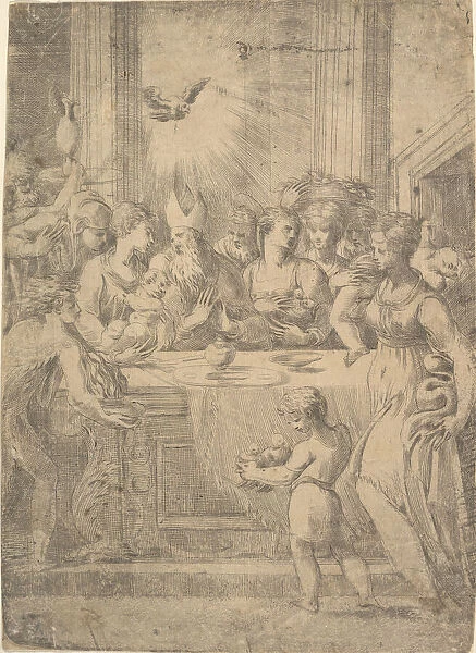 The presentation of Christ in the temple, ca. 1543-46. Creator: Andrea Schiavone