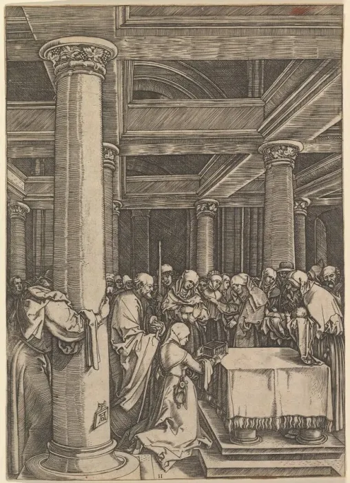 Framed Print : The presentation of Jesus to Simeon in the temple, after Dürer, ca. 1500-1534 Framed Print : The presentation of Jesus to Simeon in the temple, after Dürer, ca. 1500-1534