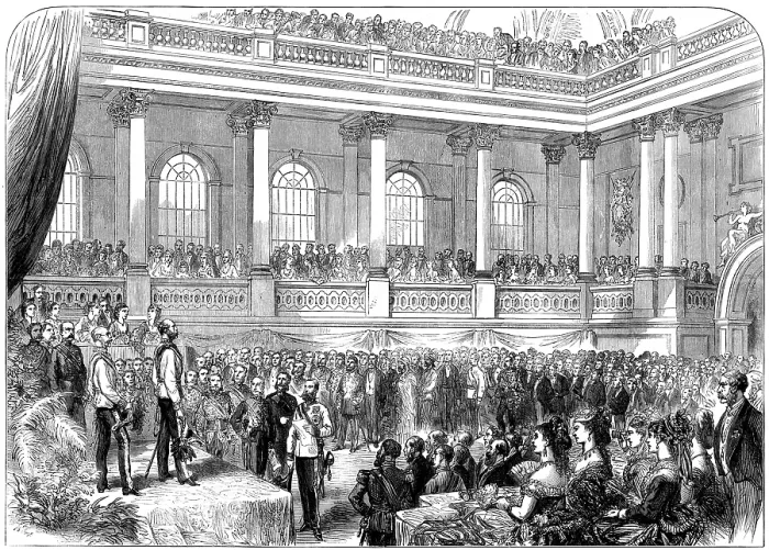 Framed Print : Presentation of prizes at the Vienna Exhibition, 1873. Creator: Unknown Framed Print : Presentation of prizes at the Vienna Exhibition, 1873. Creator: Unknown