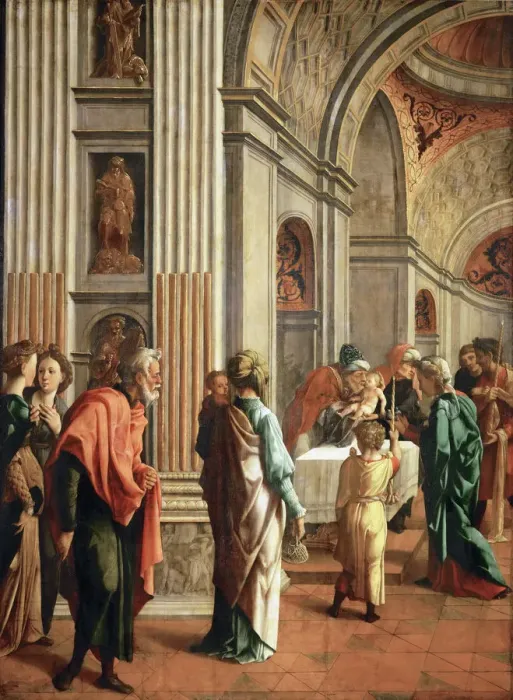 Framed Print : The Presentation in the Temple Framed Print : The Presentation in the Temple
