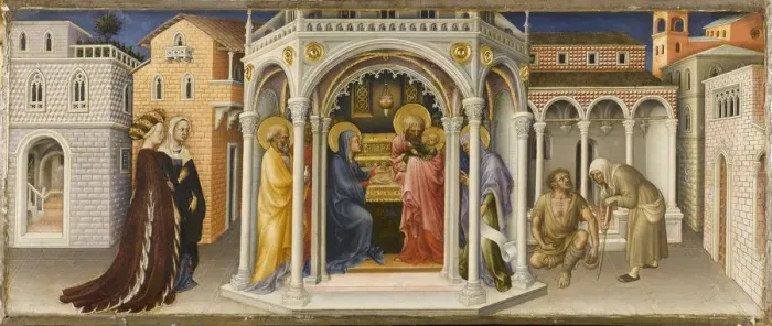 Framed Print : The Presentation in the Temple. Artist: Gentile da Fabriano (ca 1370-1427) Framed Print : The Presentation in the Temple. Artist: Gentile da Fabriano (ca 1370-1427)