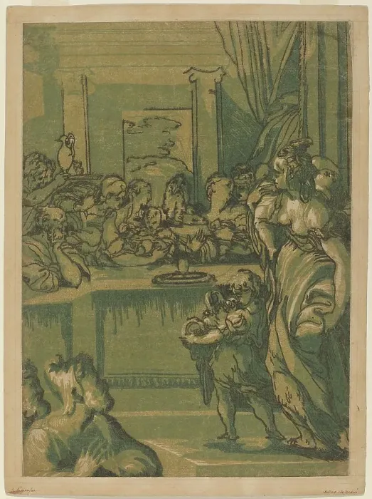 Framed Print : The Presentation in the Temple. Creator: Parmigianino Framed Print : The Presentation in the Temple. Creator: Parmigianino