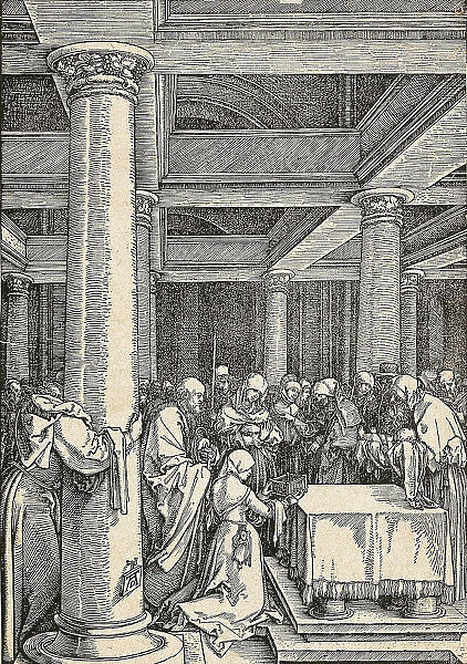 The Presentation in the Temple, from The Life of the Virgin, c. 1505. Creator: Dürer, Albrecht (1471-1528)