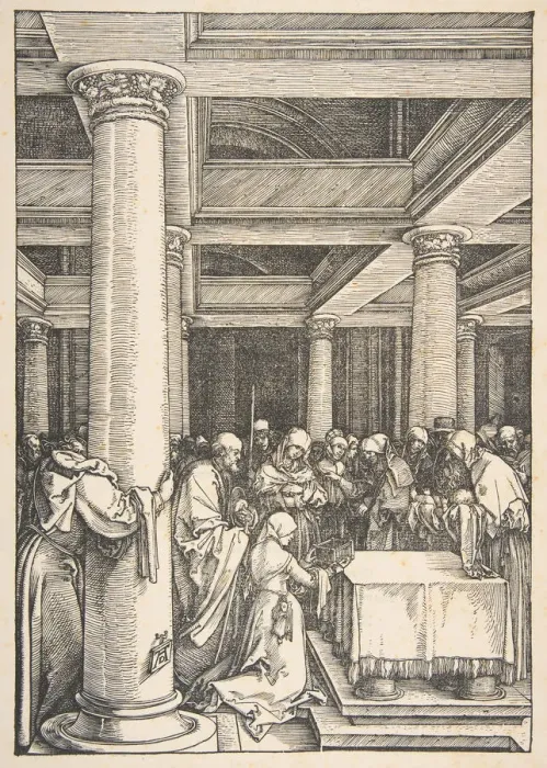 Framed Print : The Presentation in the Temple, from The Life of the Virgin, ca. 1505 Framed Print : The Presentation in the Temple, from The Life of the Virgin, ca. 1505