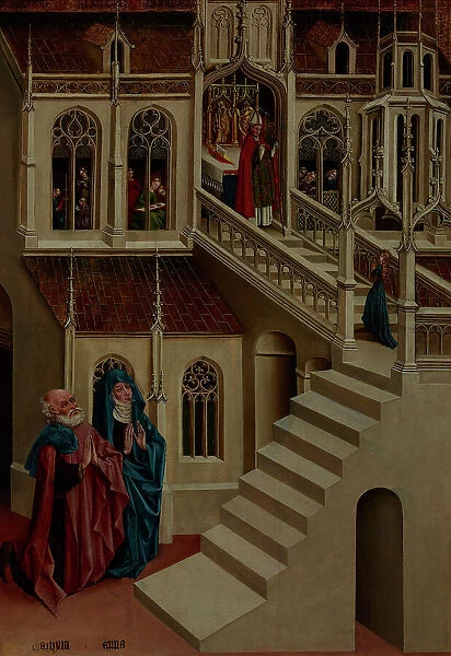 The Presentation of the Virgin Mary, 1457. Creator: Koerbecke, Johann (ca. 1415-1491)