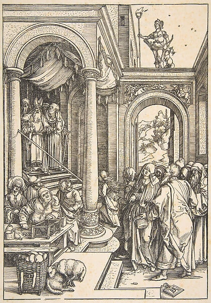 The Presentation of the Virgin in the Temple, from The Life of the Virgin, ca. 1503