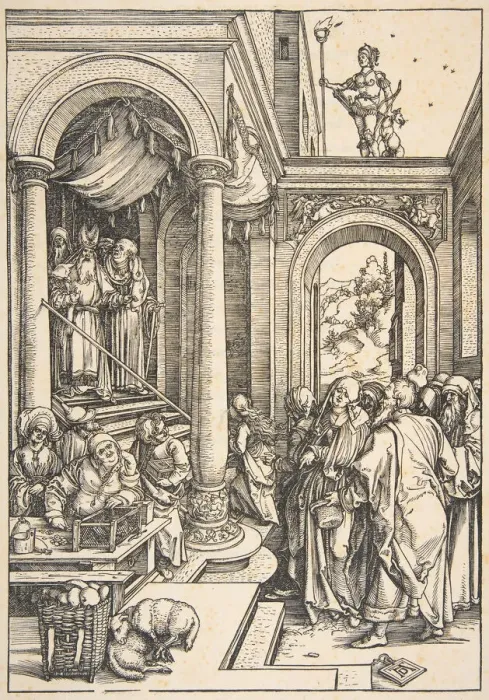 Framed Print : The Presentation of the Virgin in the Temple, from The Life of the Virgin, ca. 1503 Framed Print : The Presentation of the Virgin in the Temple, from The Life of the Virgin, ca. 1503