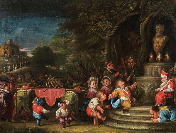 Presentazione del gambero all'idolo (Presentation of the shrimp to the idol), c.1730-1740. Creator: Bocchi, Faustino (1659-1742)
