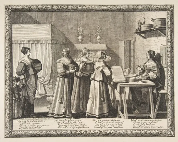 Framed Print : Presents Offered to the Bride (Les Presents offerts ala Mariee), ca. 1633 Framed Print : Presents Offered to the Bride (Les Presents offerts ala Mariee), ca. 1633