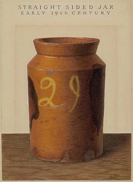 Preserve Jar, 1938. Creator: Philip Smith