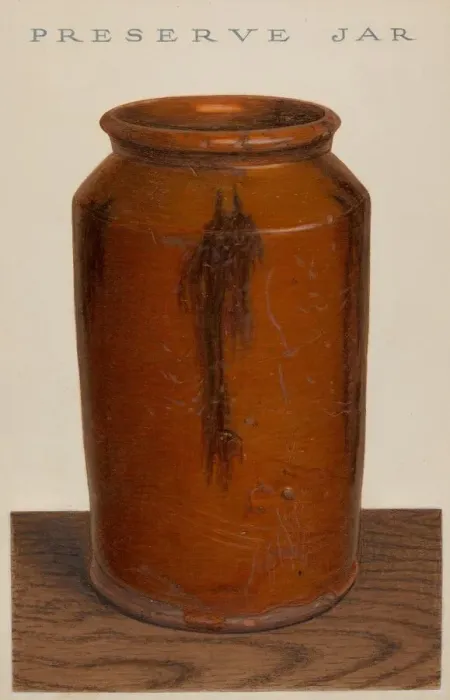 Framed Print : Preserve Jar, c. 1939. Creator: Alfred Parys Framed Print : Preserve Jar, c. 1939. Creator: Alfred Parys