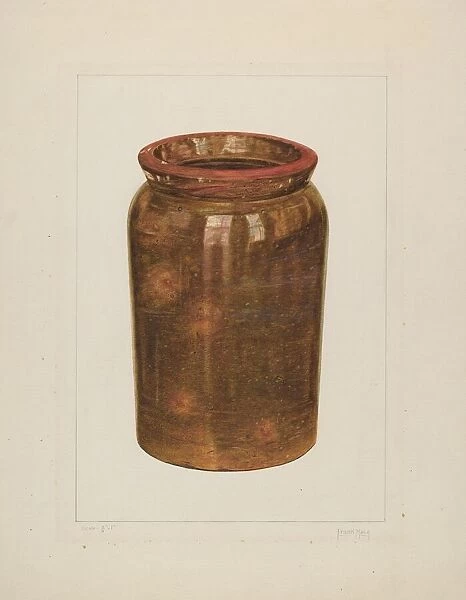 Preserving Jar, 1938. Creator: Frank J Mace