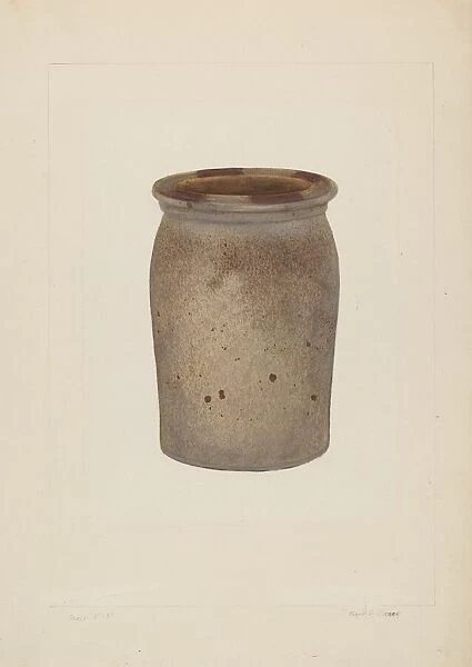 Preserving Jar, c. 1937. Creator: Clyde L. Cheney