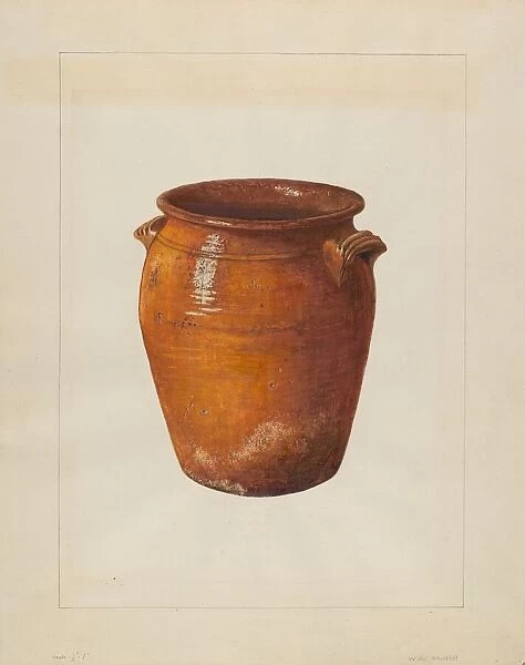 Preserving Jar, c. 1938. Creator: Wilford H. Shurtliff