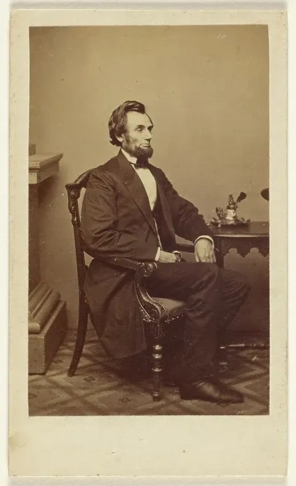 Framed Print : President Abraham Lincoln, Washington D.C. 1865. Creator: Studio of Mathew B. Brady Framed Print : President Abraham Lincoln, Washington D.C. 1865. Creator: Studio of Mathew B. Brady