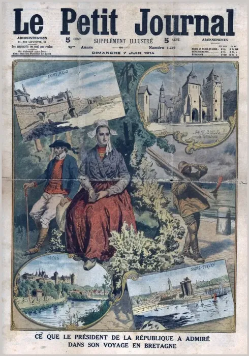 Framed Print : What the president admired during his trip to Brittany, 1914. Creator: Unknown Framed Print : What the president admired during his trip to Brittany, 1914. Creator: Unknown