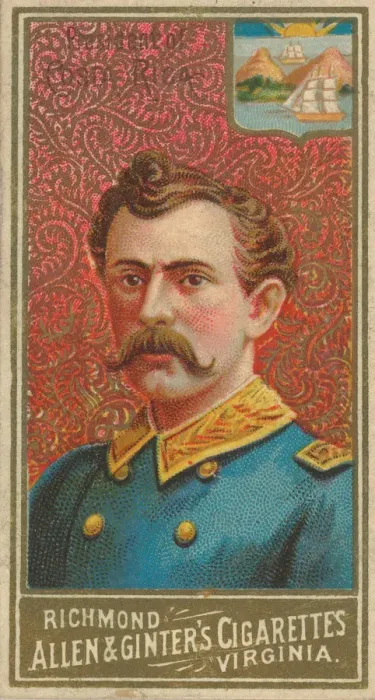 Framed Print : President of Costa Rica, from Worlds Sovereigns series (N34) for Allen & Framed Print : President of Costa Rica, from Worlds Sovereigns series (N34) for Allen &