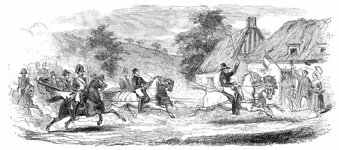 Framed Print : The President en route to Cherbourg, 1850. Creator: Unknown Framed Print : The President en route to Cherbourg, 1850. Creator: Unknown