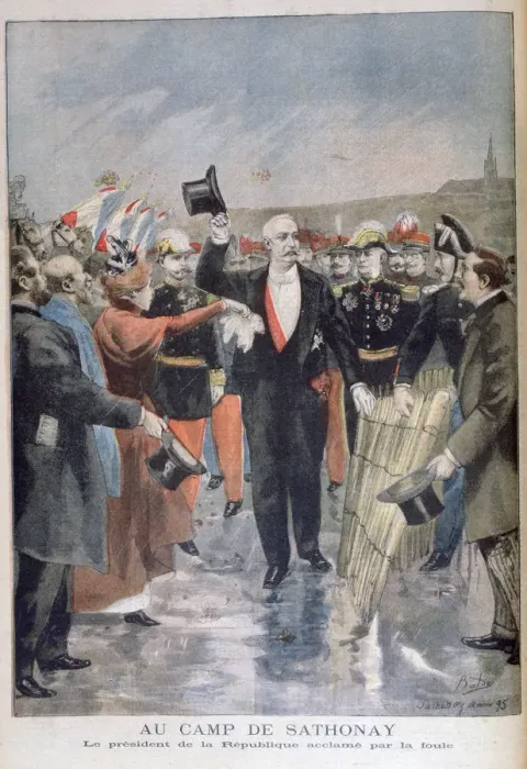 Framed Print : President of the French Republic, Sathonay-Camp, 1895 Framed Print : President of the French Republic, Sathonay-Camp, 1895